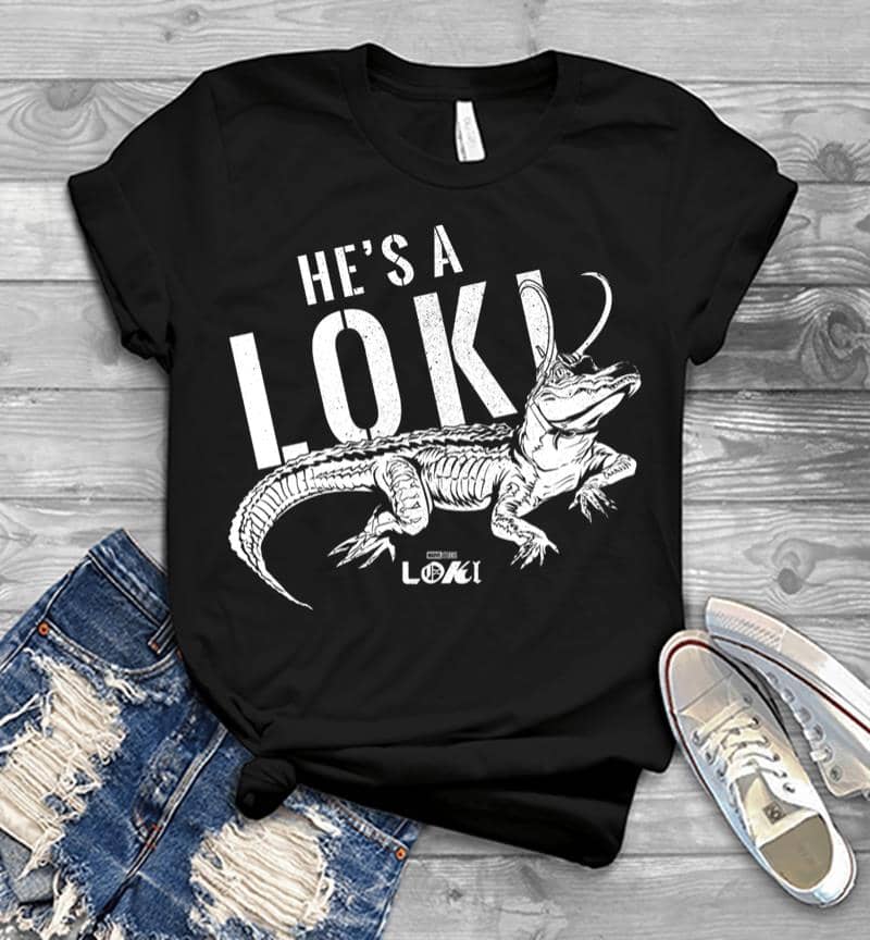 Marvel Loki Alligator He'S A Loki Men T-Shirt