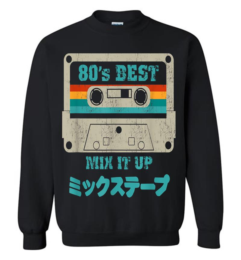 Mix Tape 80S Japanese Otaku Aesthetic Vaporwave Cassette Sweatshirt