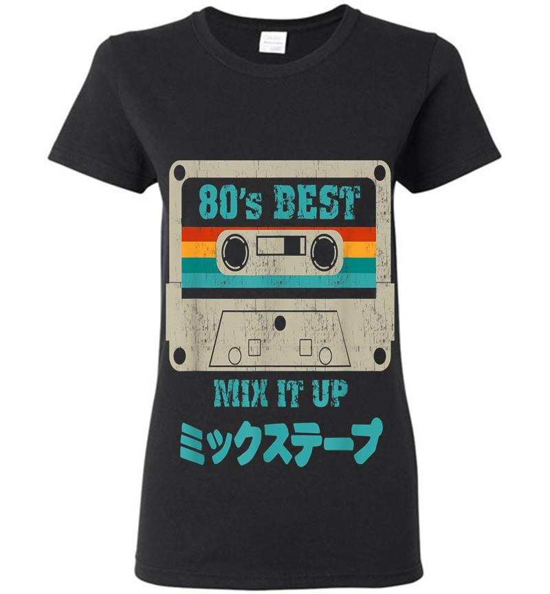 Mix Tape 80S Japanese Otaku Aesthetic Vaporwave Cassette Womens T-Shirt