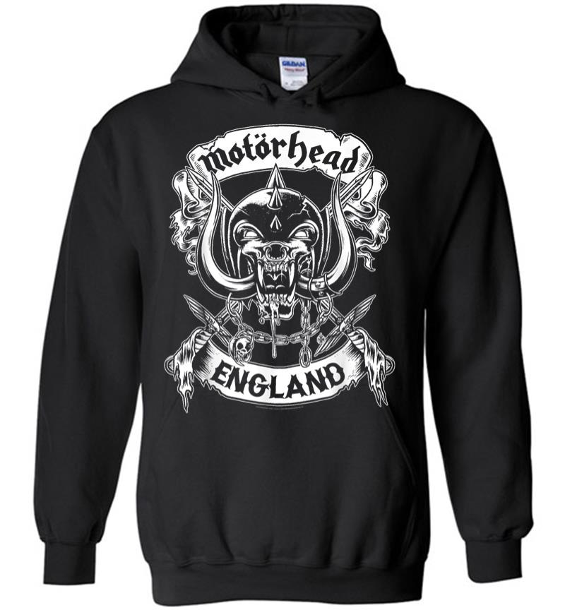 Motrhead England Crossed Swords Hoodie
