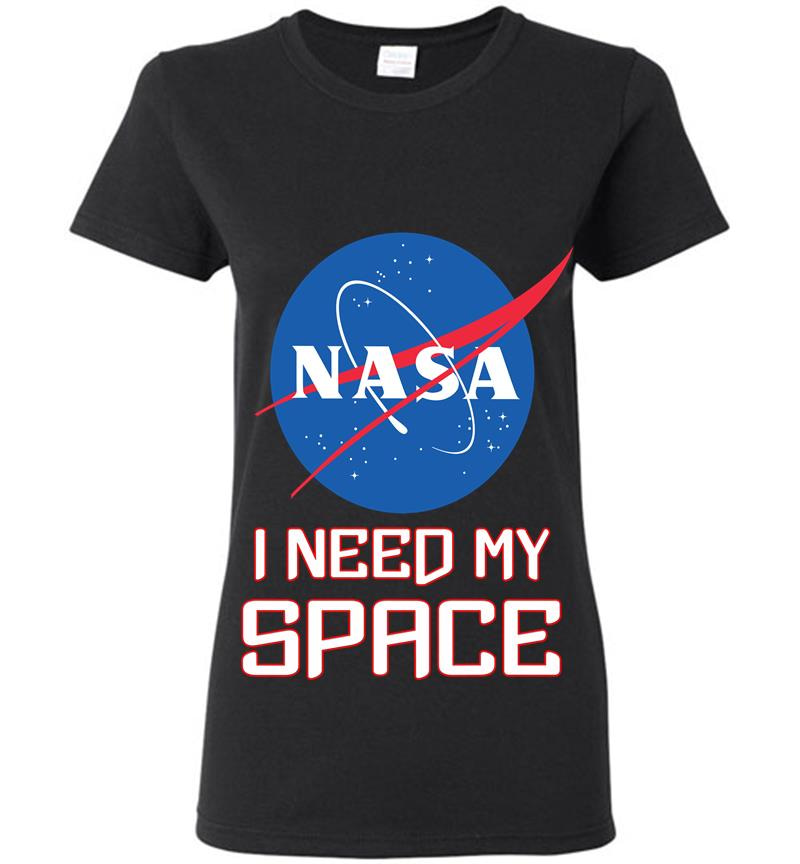 Nasa Logo I Need My Space Womens T-shirt