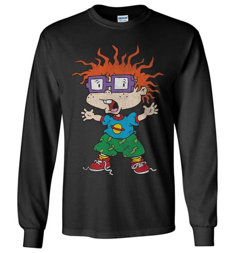 Nickelodeon Rugrats Chuckie Feature Character Long Sleeve T-Shirt