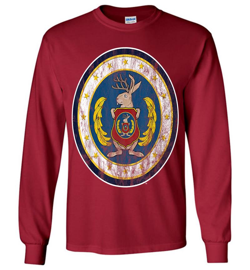 Inktee Store - Odd Squad Official Seal Distressed Style Long Sleeve T-Shirt Image