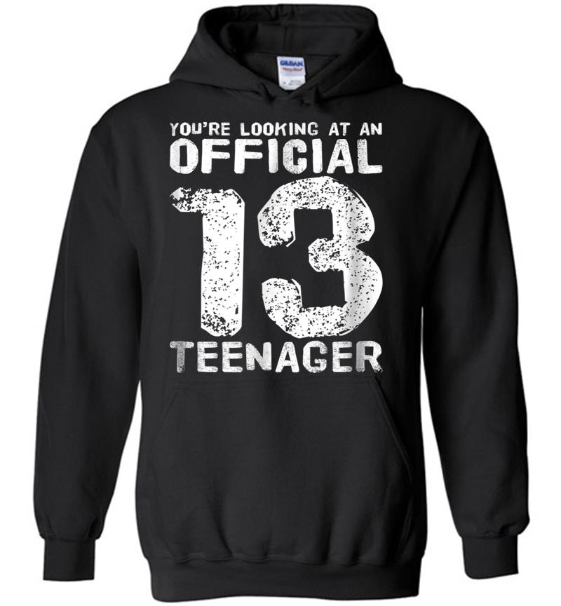 Official 13 Nager 13Th Birthday Boy Girl Hoodies