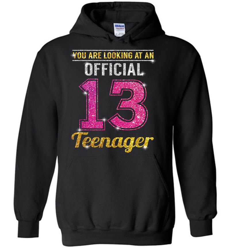 Official 13 Nager 13Th Birthday Girls Hoodies