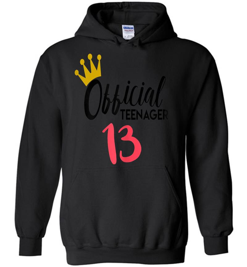 Official 13 Nager 13Th Birthday Idea Girls Hoodies