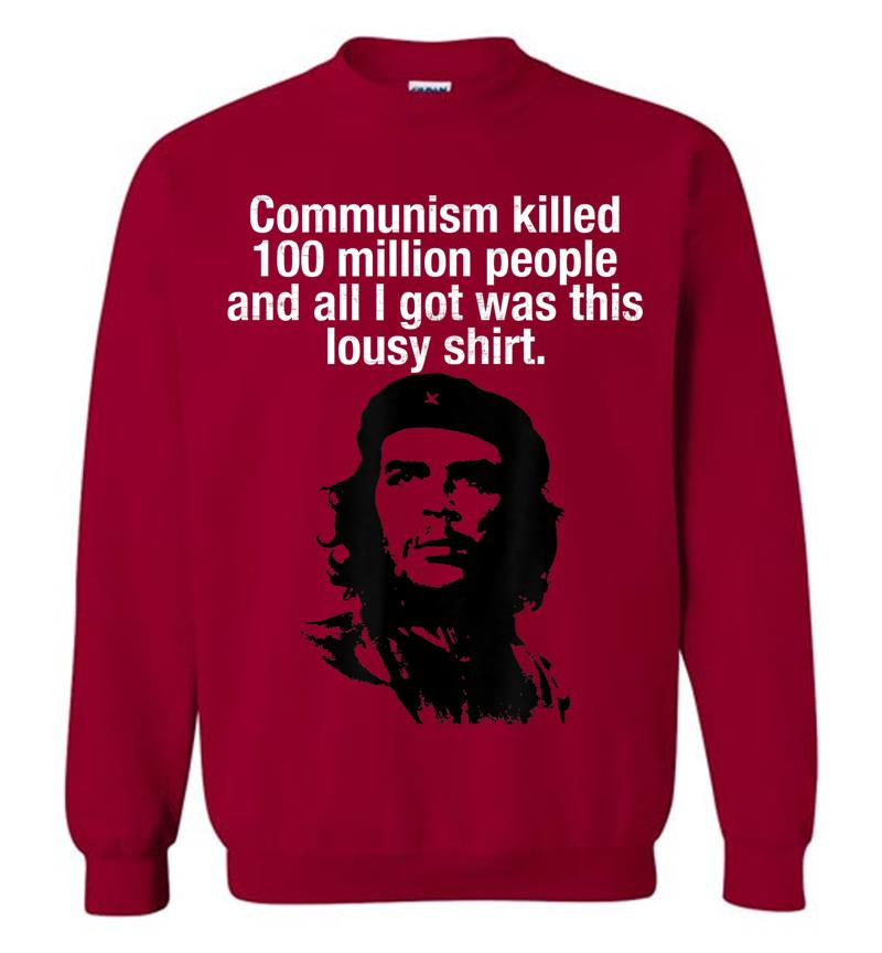 Inktee Store - Official Anti-Communism Che Guevara Lousy Communist Sweatshirt Image