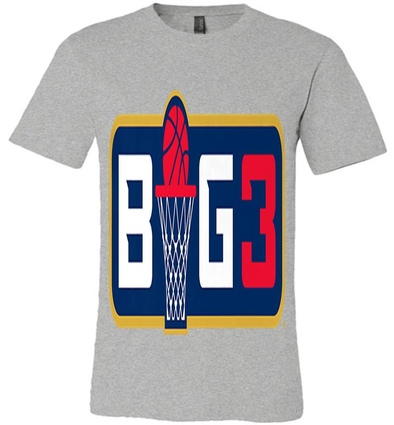 Inktee Store - Official Big3 Logo Premium T-Shirt Image