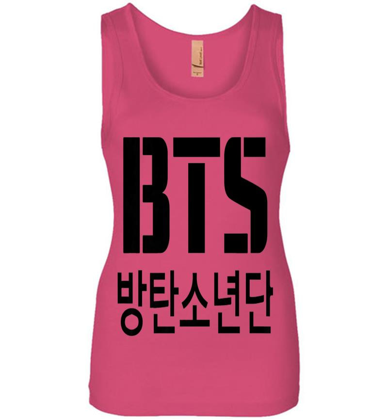 Inktee Store - Official Bts Kpop Bangtan Boys Merchandise Bts19 Premium Womens Jersey Tank Top Image
