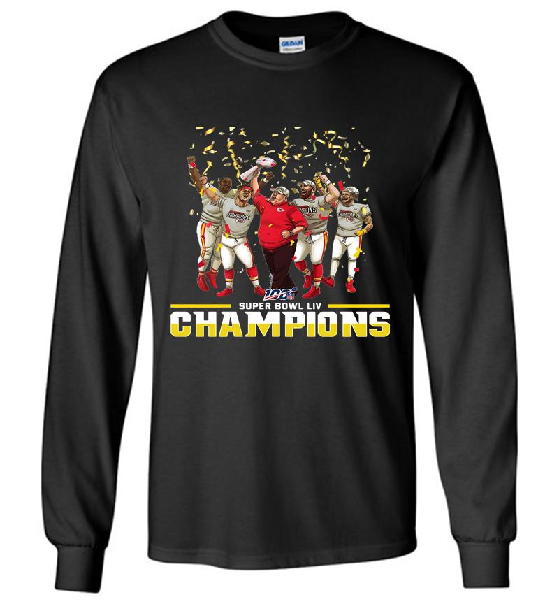 Official Kansas City Chiefs Super Bowl Liv Champion Long Sleeve T-Shirt