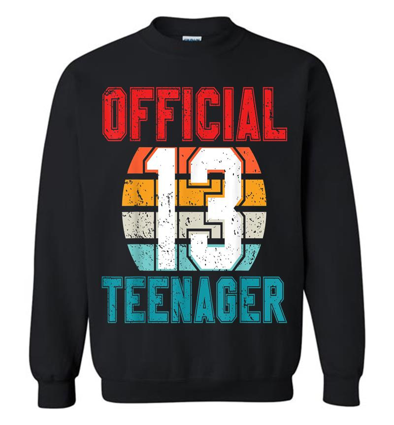 Official Nager 13 Years Old 13th Birthday Boys Girl Sweatshirt
