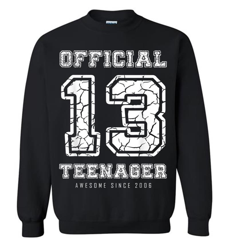 Official Nager 13 Years Old 13th Birthday Boys Girls Sweatshirt
