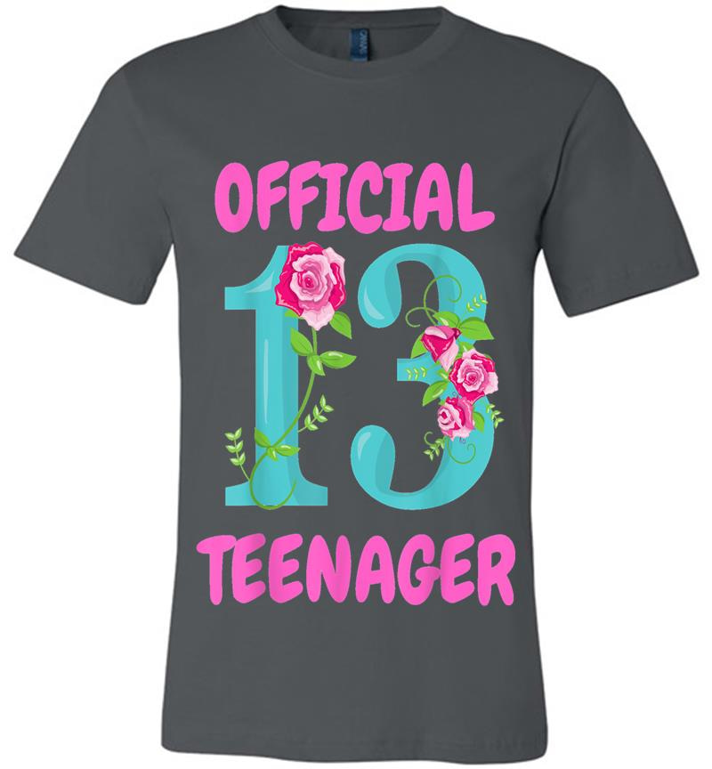 Official Nager 13Th Birthday 13 Years Old Fan Premium T-Shirt