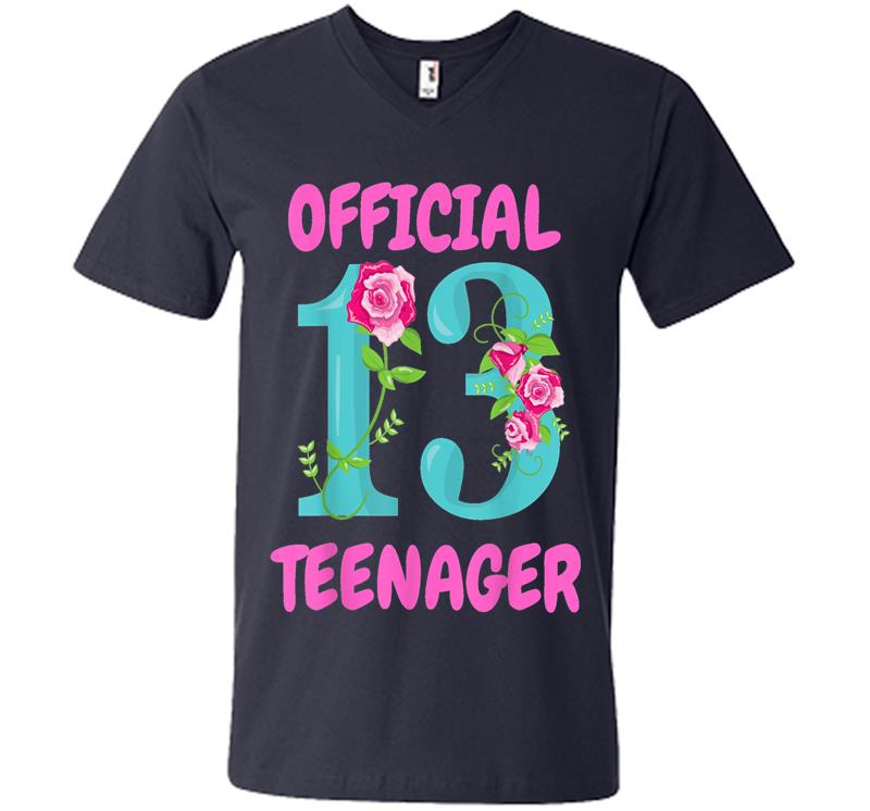 Inktee Store - Official Nager 13Th Birthday 13 Years Old Fan V-Neck T-Shirt Image