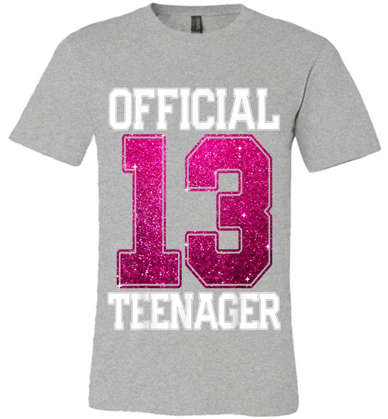 Inktee Store - Official Nager 13Th Birthday 2007 13 Years Girls Premium T-Shirt Image