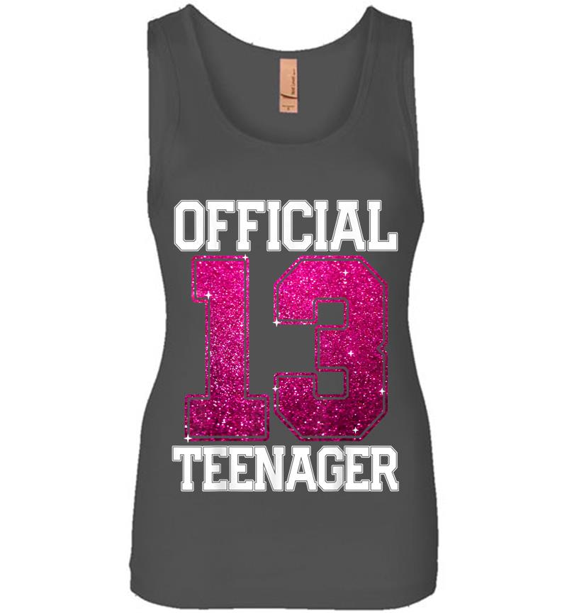 Inktee Store - Official Nager 13Th Birthday 2007 13 Years Girls Womens Jersey Tank Top Image