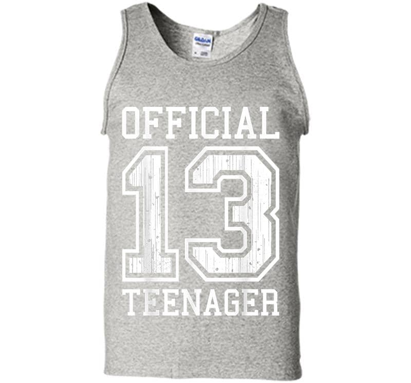 Official Nager 13Th Birthday For Girls Or Boys 13 Mens Tank Top