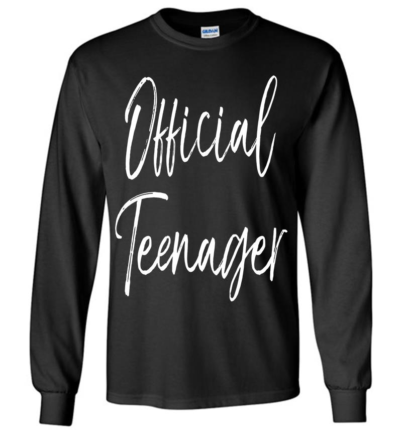 Official Nager 13Th Birthday Gif 13-Year-Old Long Sleeve T-Shirt