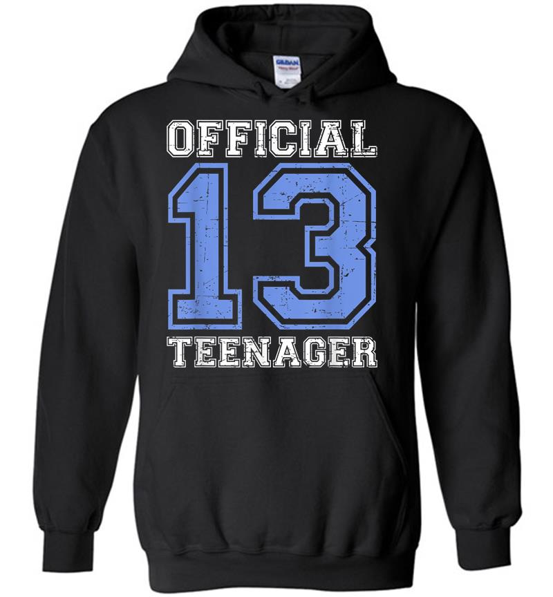 Official Nager - Blue 13Th Birthday Boy Hoodies