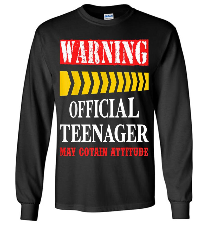 Official Nager Funny 13 Birthday Party Long Sleeve T-Shirt