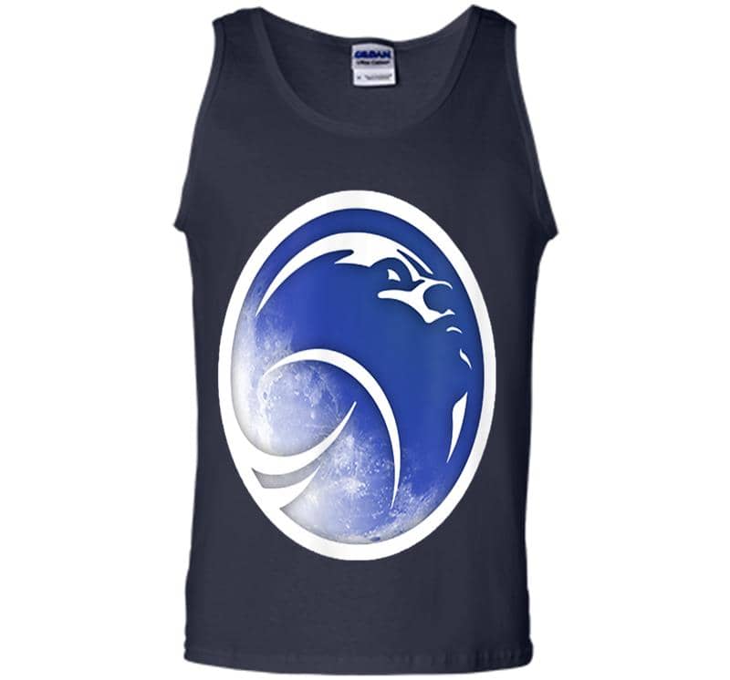 Inktee Store - Official Nasa Artemis Blue Woman On The Moon Logo Mens Tank Top Image