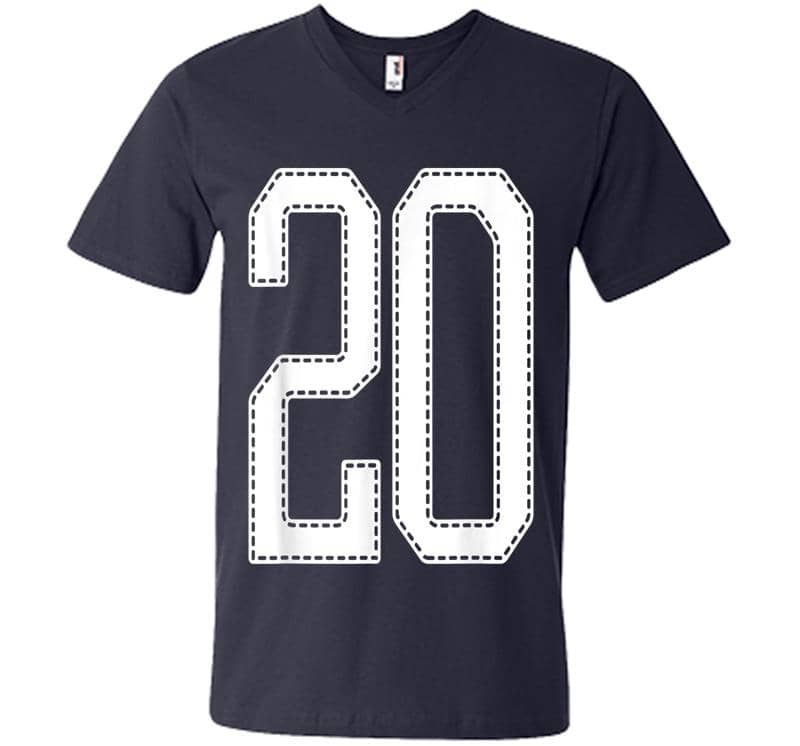 Inktee Store - Official Team League #20 Jersey Number 20 Sports Jersey V-Neck T-Shirt Image