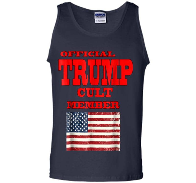 Inktee Store - Official Trump Cult Member Mens Tank Top Image
