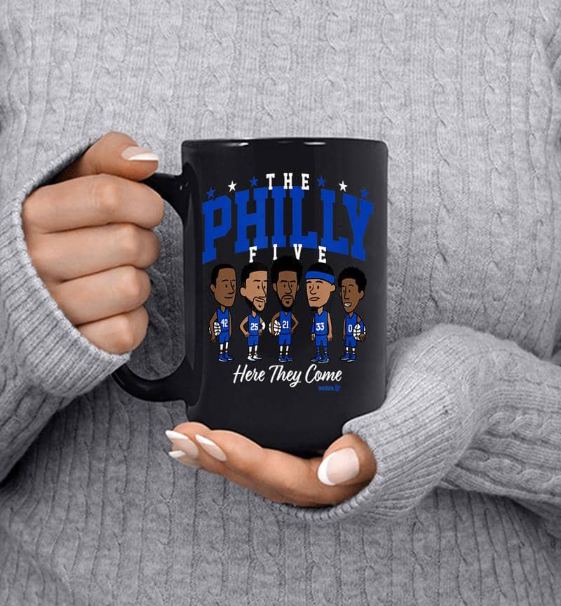 Officially Licensed Philadelphia 76Ers - The Philly Five Mug