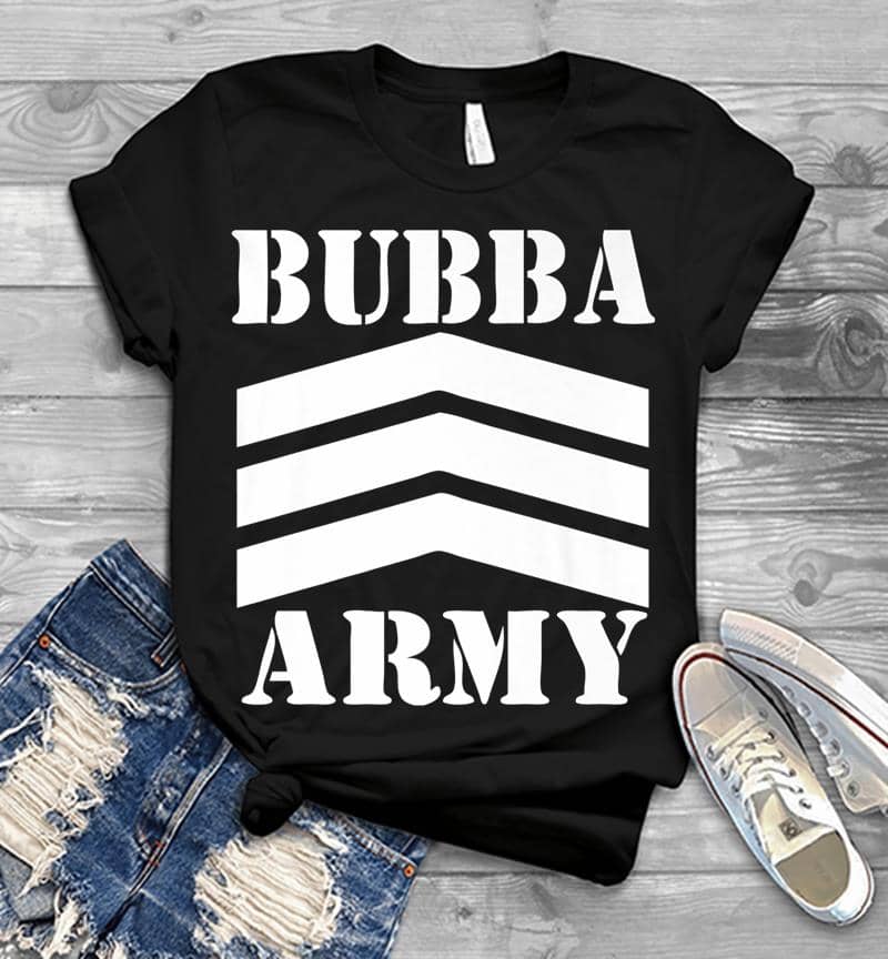 Original Bubba Army Logo (Wht) - Official Bubba Army Design Premium Mens T-Shirt