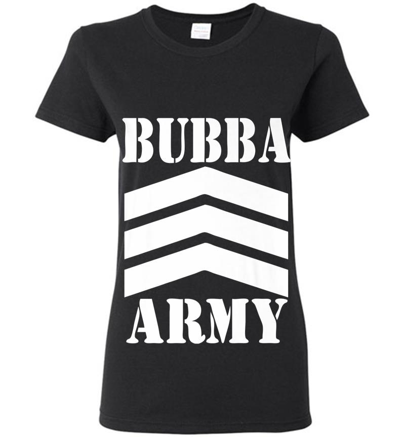 Original Bubba Army Logo (Wht) - Official Bubba Army Design Premium Womens T-Shirt
