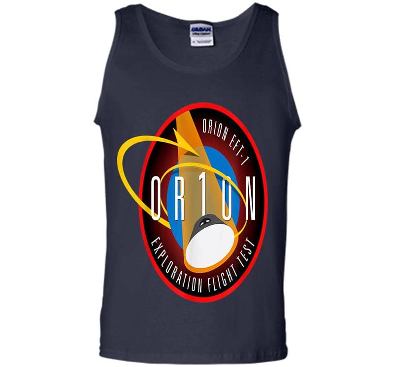 Inktee Store - Orion Etf 1 Insignia Crew Spacecraft Patch Mens Tank Top Image