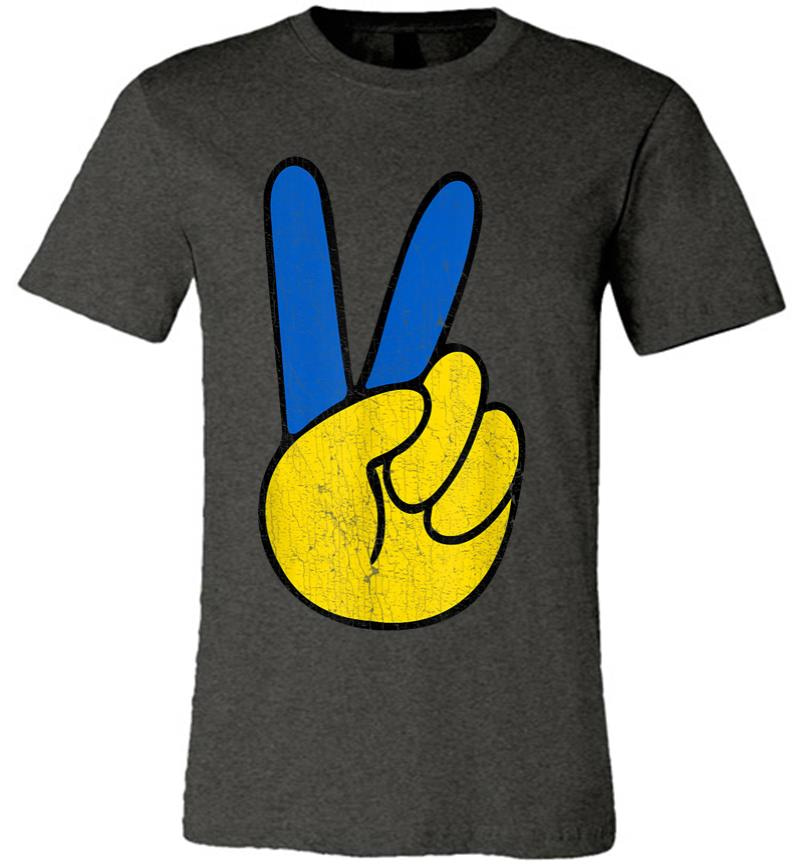 Inktee Store - Peace Ukraine Vintage Premium T-Shirt Image