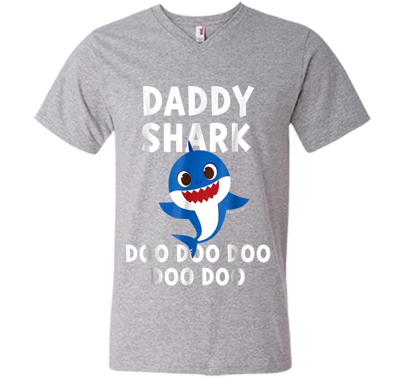 Inktee Store - Pinkfong Daddy Shark Official V-Neck T-Shirt Image