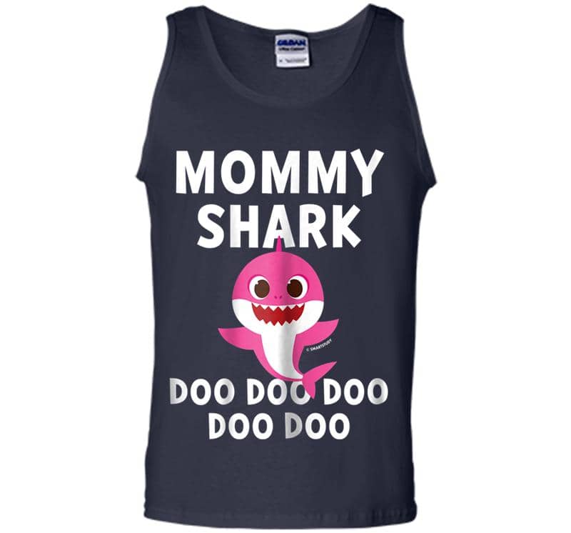 Inktee Store - Pinkfong Mommy Shark Official Mens Tank Top Image