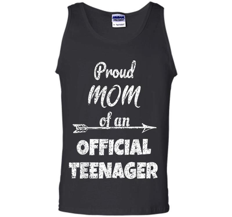 Inktee Store - Proud Mom Of An Official Nager, 13Th B-Day Party Mens Tank Top Image