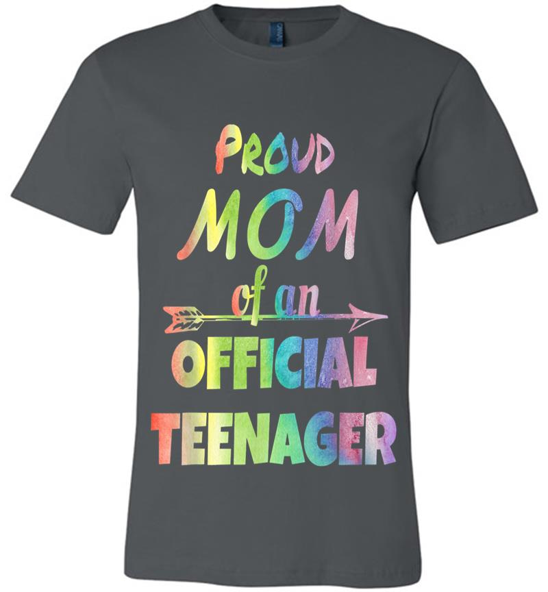 Proud Mom Of An Official Nager, 13Th Birthday Party Premium T-Shirt