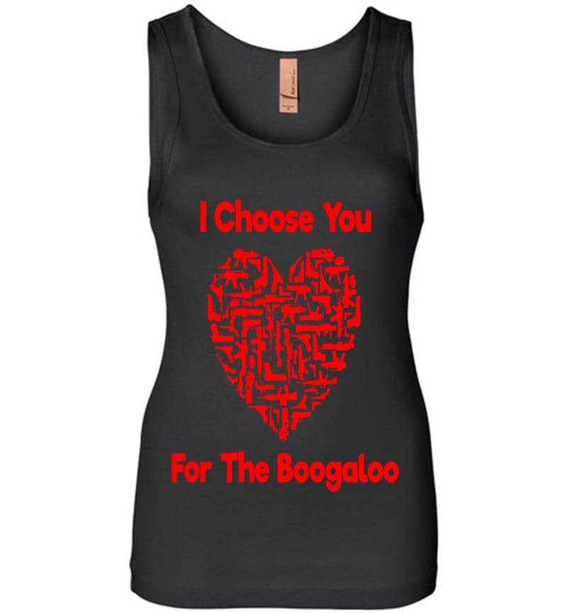 Red Heart I Choose You For The Boogaloo Womens Jersey Tank Top