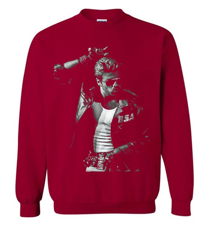 Inktee Store - Retro George Michael Love Musician Legends Never Die Sweatshirt Image