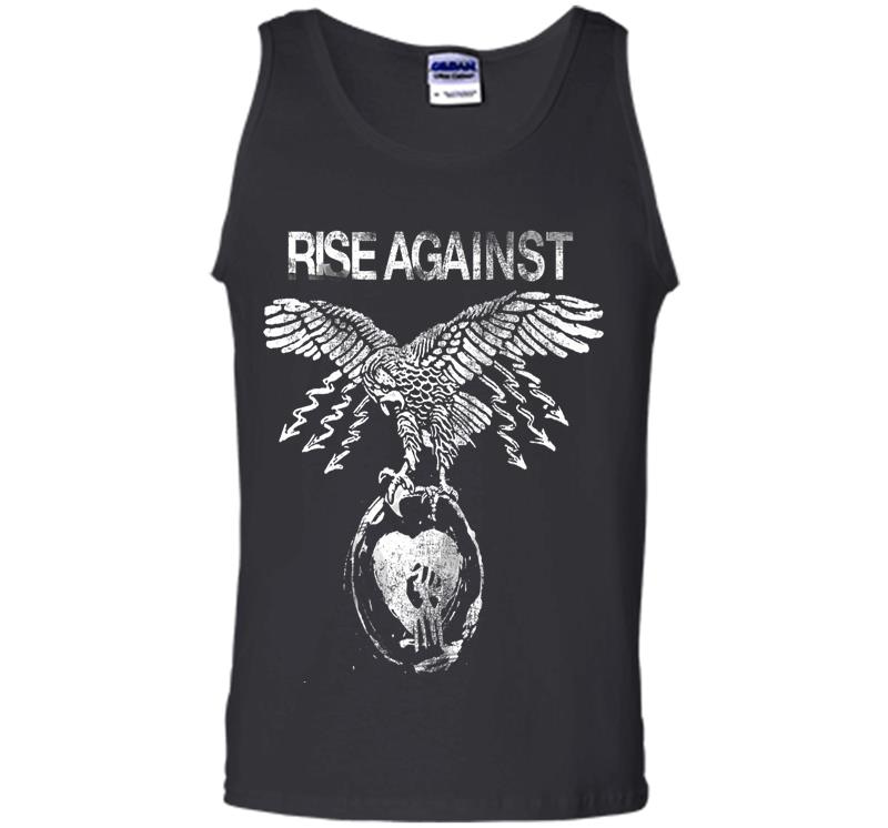 Inktee Store - Rise Against - Patriotic - Official Merchandise Premium Mens Tank Top Image