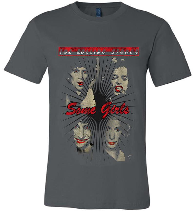 Rolling Stones Official Red Lipstick Some Girls Premium T-Shirt