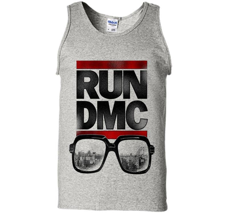 Run Dmc Official Nyc Glasses Premium Mens Tank Top