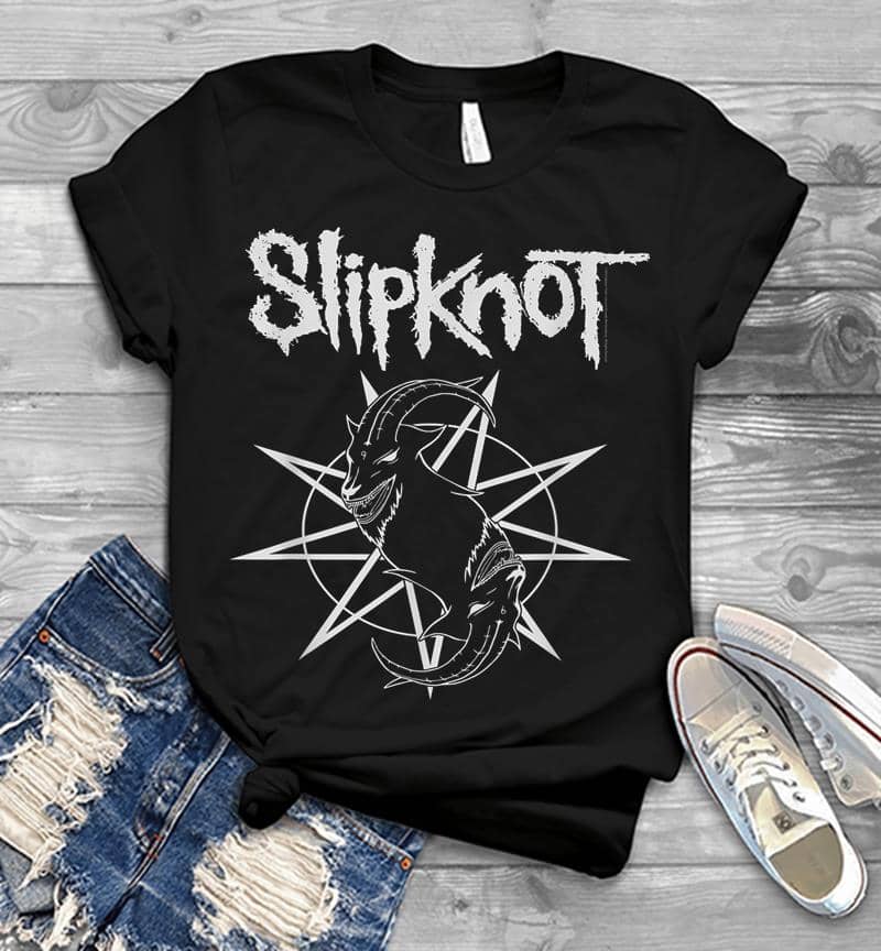 Slipknot Official Goat Star Logo Mens T-Shirt