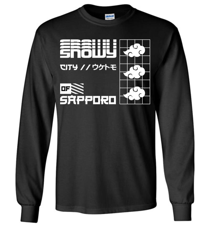 Snowy City Of Sapporo Long Sleeve T-Shirt