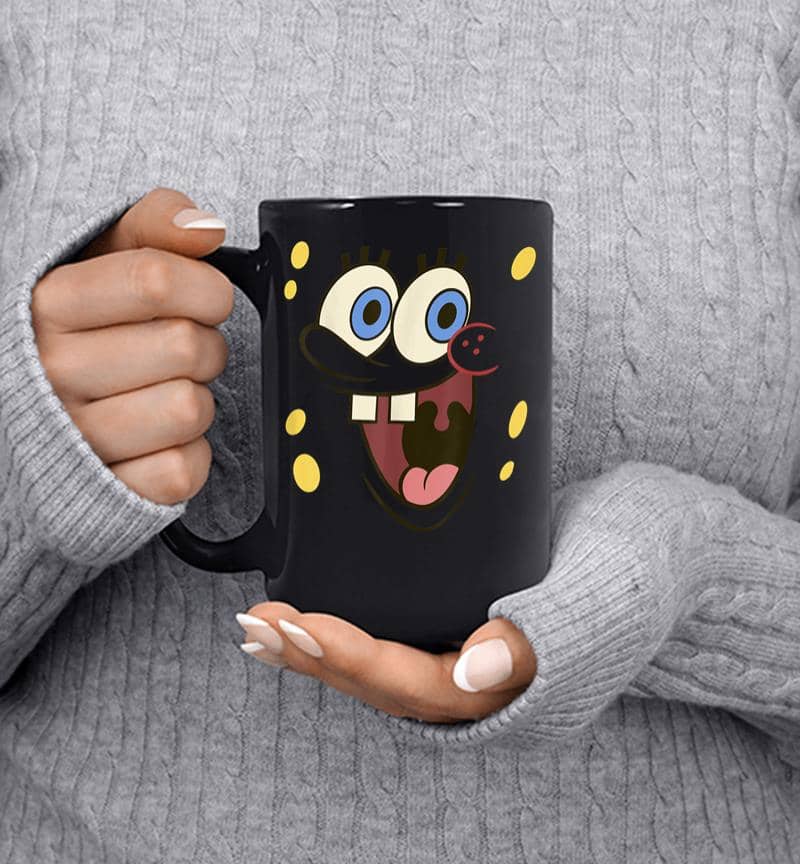 Spongebob Squarepants Excited Big Face Mug