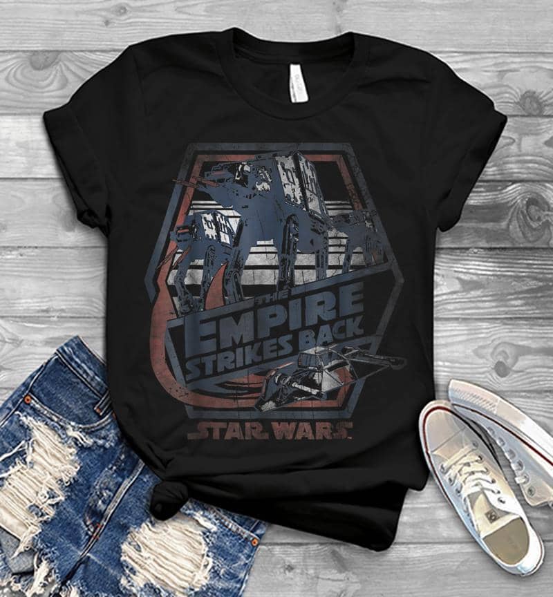 Star Wars At-At Walkers Hoth Empire Strikes Back Mens T-Shirt