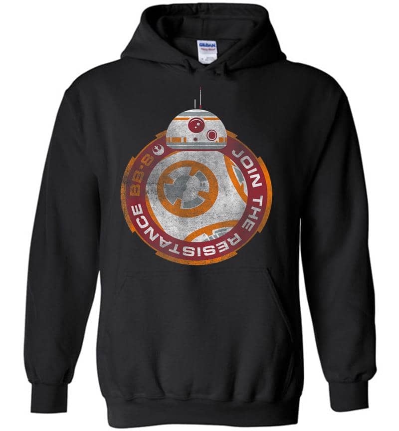 Star Wars Bb-8 Episode 7 Join The Resistance Graphic Hoodies