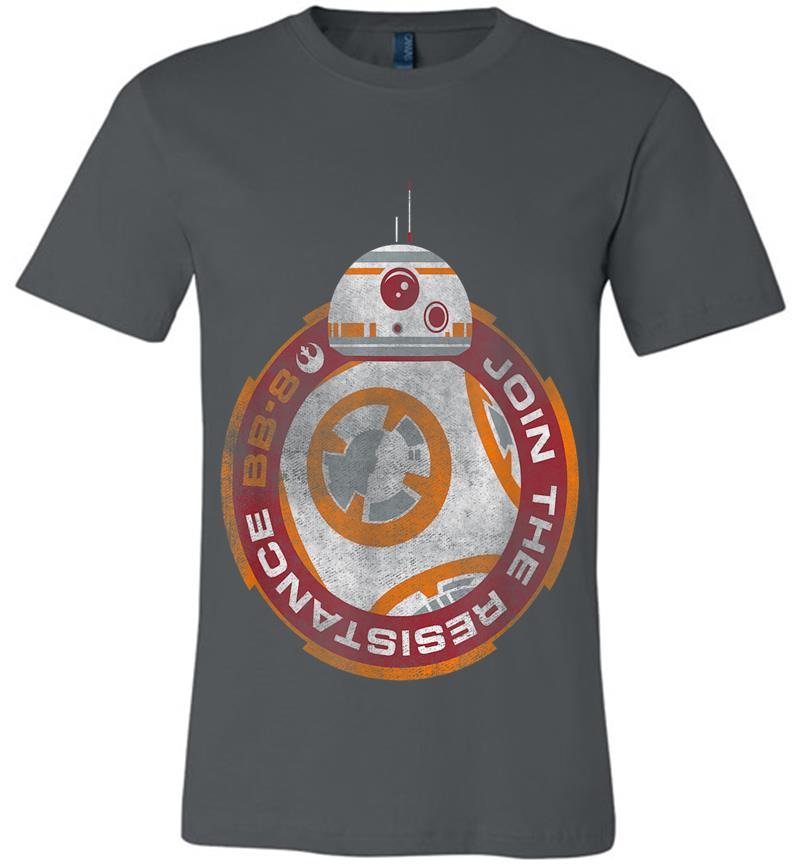 Star Wars Bb-8 Episode 7 Join The Resistance Graphic Premium T-Shirt