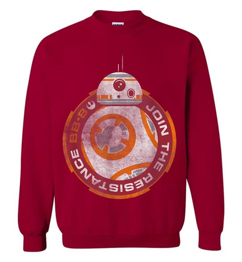 Inktee Store - Star Wars Bb-8 Episode 7 Join The Resistance Graphic Sweatshirt Image