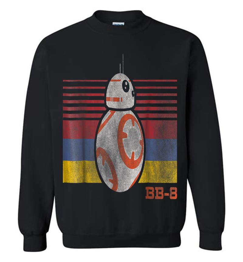 Star Wars Bb-8 Retro Stripes Episode 7 Graphic Sweatshirt