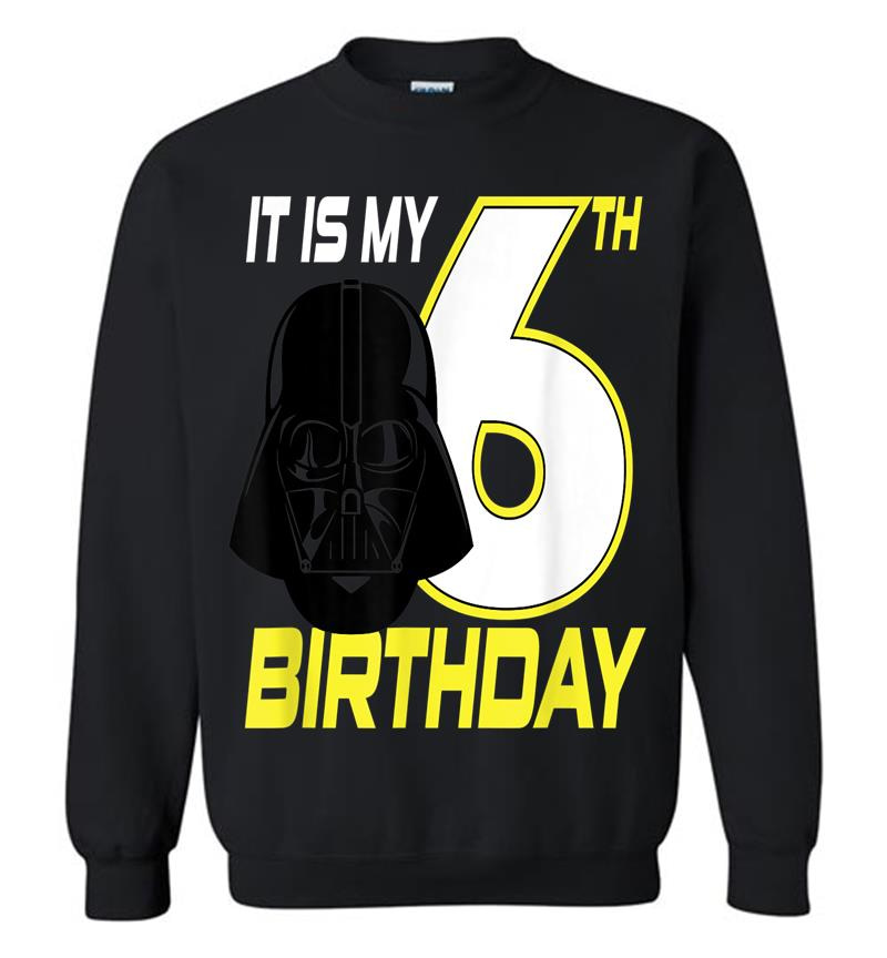 Star Wars Darth Vader 6Th Birthday Sweatshirt